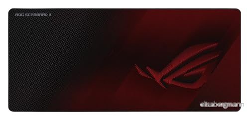 ASUS ROG Scabbard II Gamingmatta Nanoteknik Smooth Glide Tracking Skyddsbeläggning för vatten, olja, dammavvisande yta Anti ray platta sydda kanter halkfri gummibas 192876832677