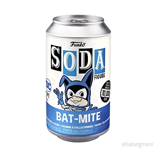 Funko Vinyl SODA: DC Bat Mite 1/6 Quote för sällsynta Chase Variantease Comics samlarfigur Presentidé Officiella handelsvaror Leksaker barn och vuxna 889698583220
