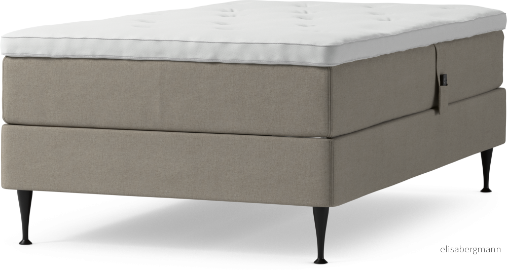 Delux Dream Ställbar säng, enkelsäng med bäddmadrass och sängben qZ6Du