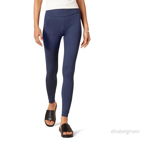 Amazon Essentials dam Ponte Legging (finns i plusstorlek), marinblå, X Large 196433778347