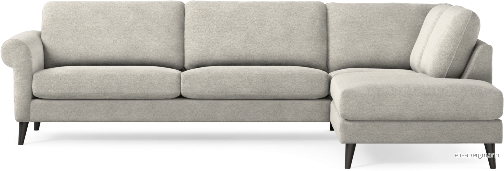 Bridge 3-sits soffa med divan höger qS6Mu