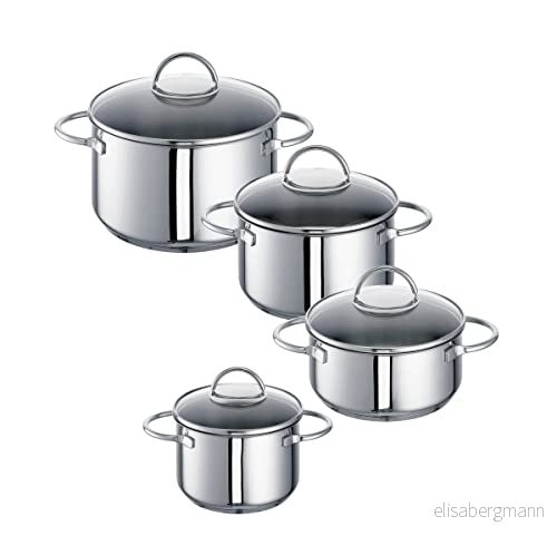 Rohe Germany Ravenna Nimm 4 set, rostfritt stål, silver, delat set 4047359002329