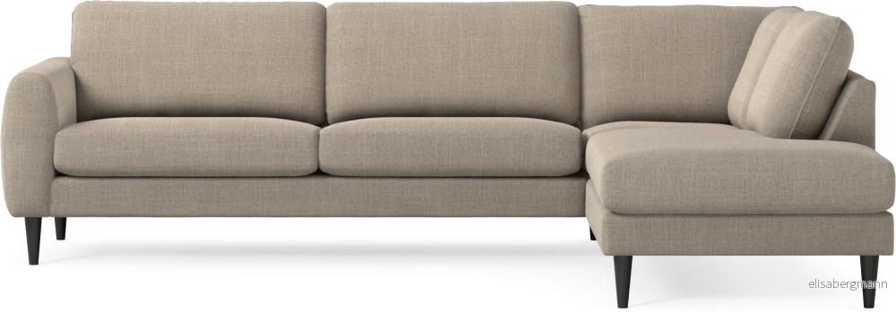 Bridge 3-sits soffa med divan höger S71lY