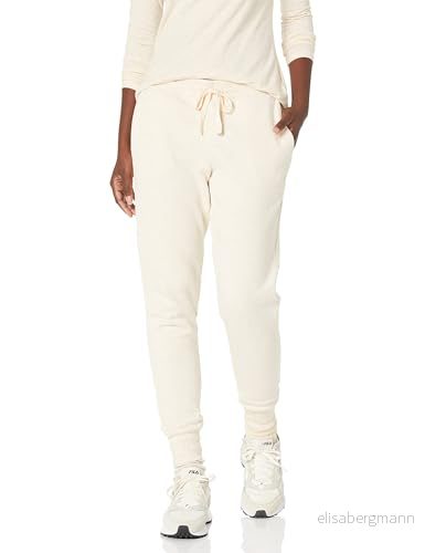Amazon Essentials fleece joggingbyxor för kvinnor (finns i plusstorlek), havregryn ljung, Large 191770575093