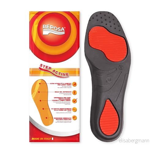 REPOSA Step Active innersula, svart, 43 EU 8057506621965