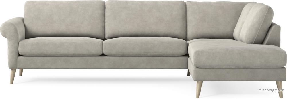 Bridge 3-sits soffa med divan höger Db4MG