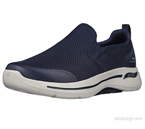 Skechers herr Go Walk Arch Fit Orion Sneaker, Marinblå grå, 43 EU 194428917382