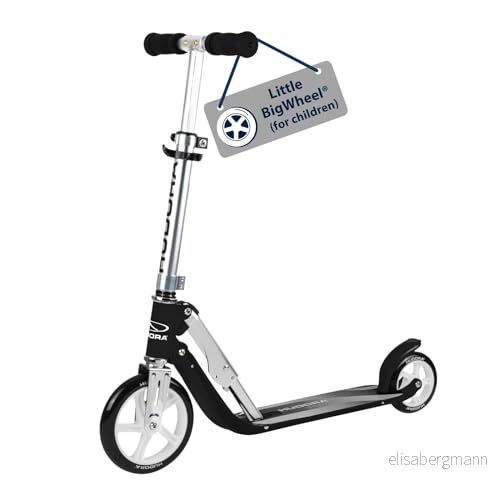 HUDORA Little BigWheel Scooter hopfällbar och justerbar höjd sparkcykel för barn 4005998857106