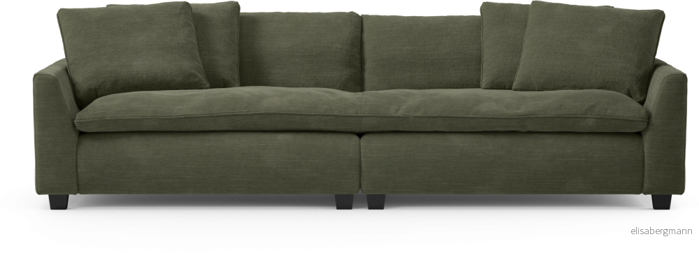 Bellora 4-sits soffa, hel dyna D8LF2