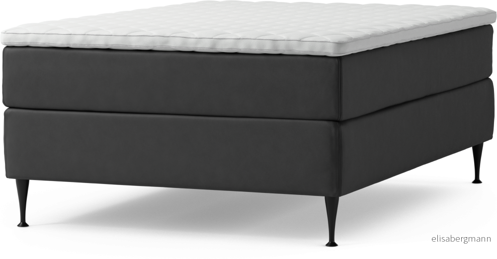 Delux Dream Kontinentalsäng, enkelsäng 140 cm med bäddmadrass och sängben X1Puy