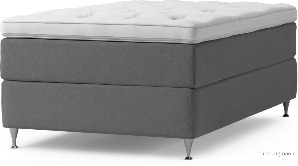 Delux Dream Kontinentalsäng, enkelsäng 120 cm med bäddmadrass och sängben K1jU8