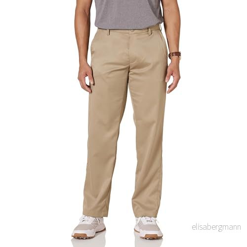 Amazon Essentials mäns Classic Fit Stretch golfbyxa (finns i stora och långa), kakibrun, 31 B x 30 L 195111831305