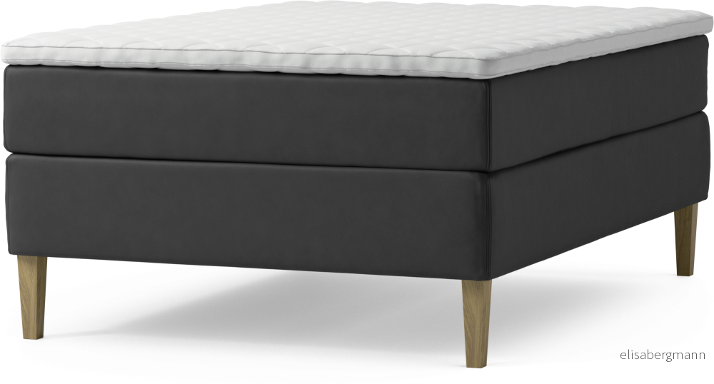 Delux Dream Kontinentalsäng, enkelsäng 140 cm med bäddmadrass och sängben 3TS8S