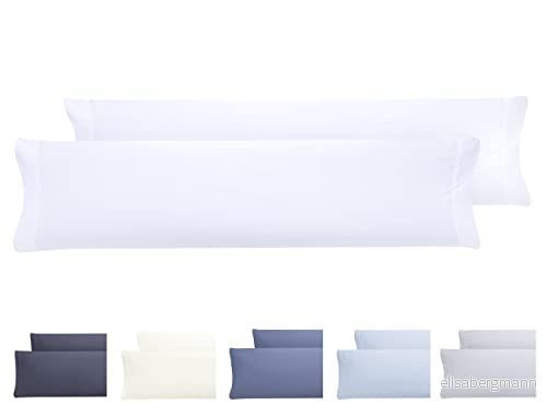 Todocama set med 2 örngott Extra mjuk mikrofiber, allergivänliga om 150x40 cm vit 8435439013147