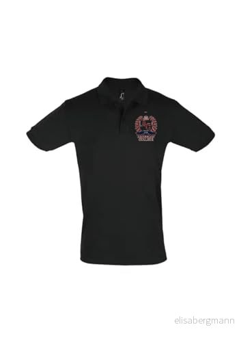AMERICAN COLLEGE USA unisex barnpolo pojkar flickor t shirt, svart, 10 Är 3666052455150
