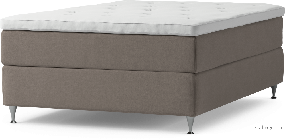 Delux Dream Kontinentalsäng, enkelsäng 140 cm med bäddmadrass och sängben dgrtX