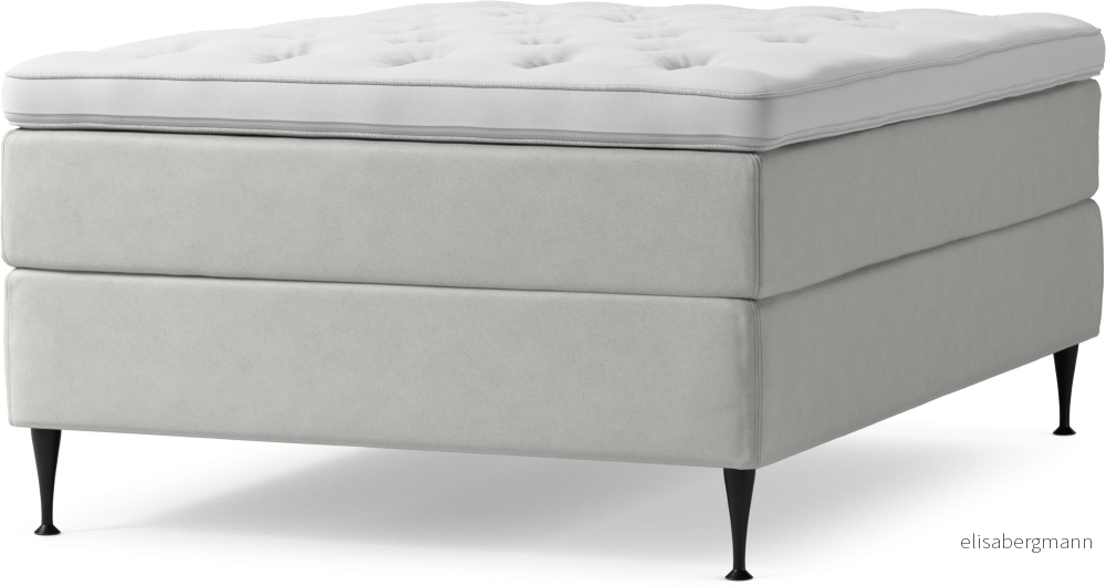 Delux Dream Kontinentalsäng, enkelsäng 140 cm med bäddmadrass och sängben dzhzc