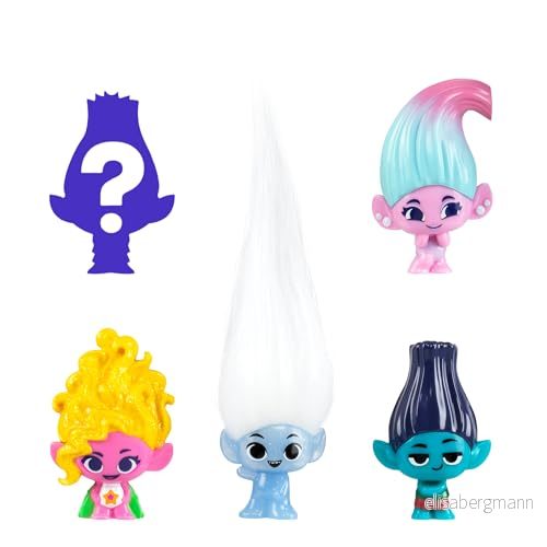 Trolls tillsammans stark av DreamWorks, överraskningspaket med 5 mineez 630996243046