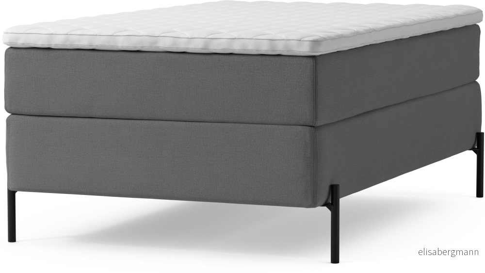 Delux Dream Kontinentalsäng, enkelsäng 120 cm med bäddmadrass och sängben w5fOq
