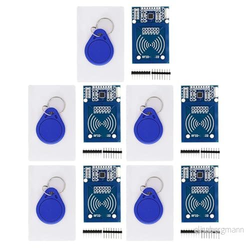 8 bit RFID RF IC kort induktionsmodul, 13,56 MHz, SPI gränssnitt, arbetsström: 13 26mA / DC 3.3V, kompatibel med Arduino och Raspberry Pi 726451855067