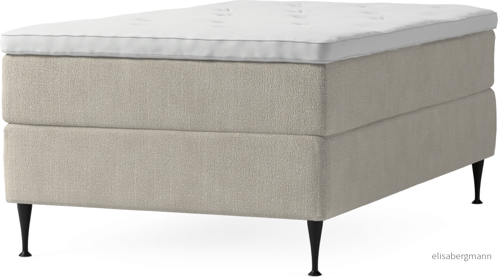 Delux Dream Kontinentalsäng, enkelsäng 120 cm med bäddmadrass och sängben f11UJ