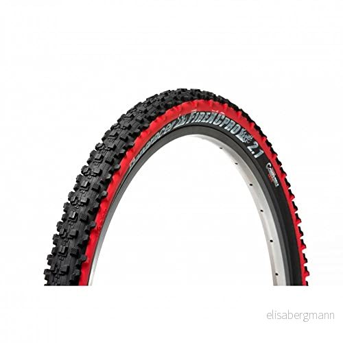 Panaracer Fire Xc Pro Tubeless kompatibel hopfällbar tyre däck, svart/röd, 26 x 2,10 4931253011559