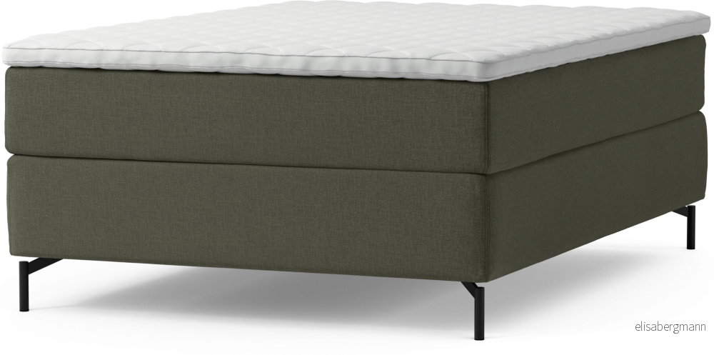 Delux Dream Kontinentalsäng, enkelsäng 140 cm med bäddmadrass och sängben dvzER