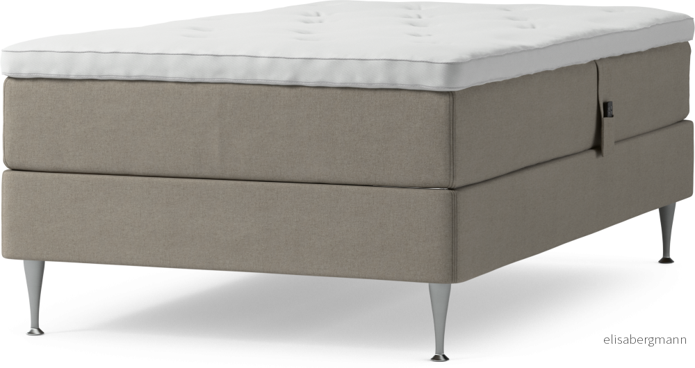 Delux Dream Ställbar säng, enkelsäng med bäddmadrass och sängben Ts594