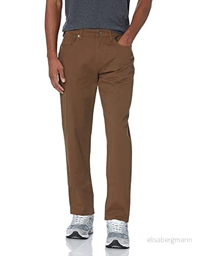 Amazon Essentials Herr Athletic Fit 5 ficka stretch twill byxa (finns i stora och långa), brun, 34 B x 31 L 193548652067