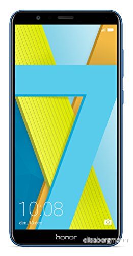 Honor 7 x smartphone (15,06 cm (5,93 tum) skärm, 64 GB internminne, Android 7.0) Sapphire Blue 6901443205486