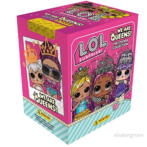 Panini LOL Surprise Tout des Queens Box med 36 fickor, 004577BOX36F 8051708000917