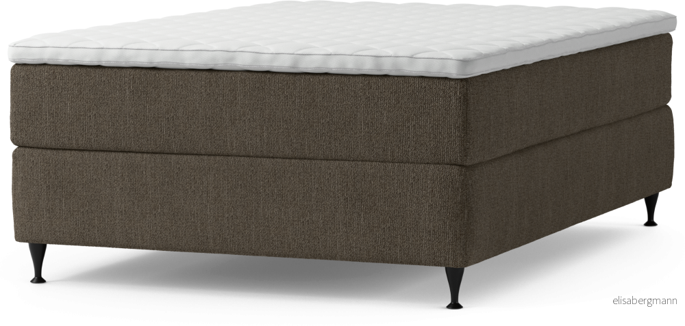 Delux Dream Kontinentalsäng, enkelsäng 140 cm med bäddmadrass och sängben ZtiaD