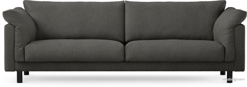 Cherrie 4-sits soffa, fast klädsel h7e01