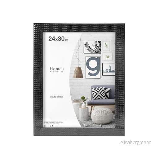 HOMEA Fotoram Relief 24 x 30 cm svart 3526781047715