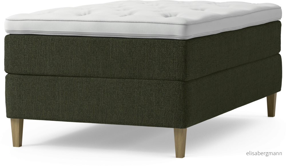 Delux Dream Kontinentalsäng, enkelsäng 120 cm med bäddmadrass och sängben 9bZhV
