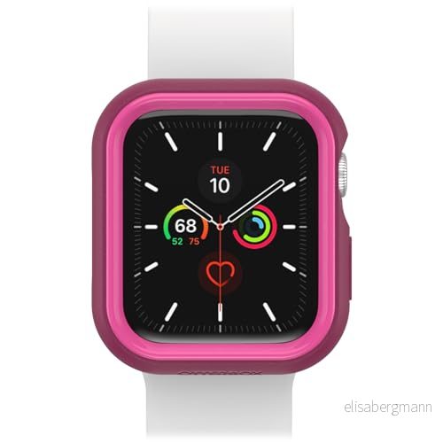 OtterBox All Day Watch Bumper för Apple Series SE (2nd/1st gen)/6/5/4 44mm, stöttåligt, fallskyddat, tunt fodral Watch, skyddar displayen och kanterna, Rosa 840104294857