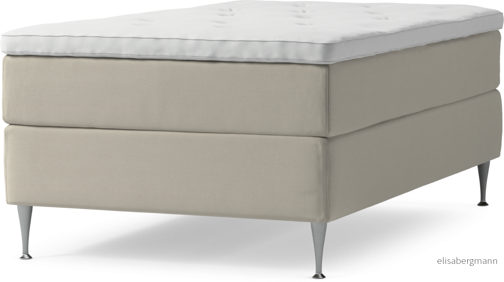Delux Dream Kontinentalsäng, enkelsäng 120 cm med bäddmadrass och sängben kqhrN