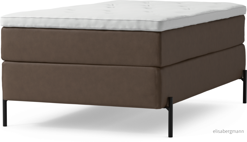 Delux Dream Kontinentalsäng, enkelsäng 120 cm med bäddmadrass och sängben jl2bH