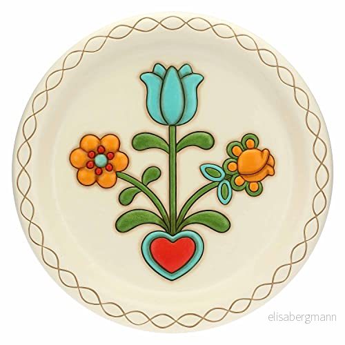 THUN, Handdekorerat keramiskt mittbord, Heritage Line, Ø 41 cm 8018594552500