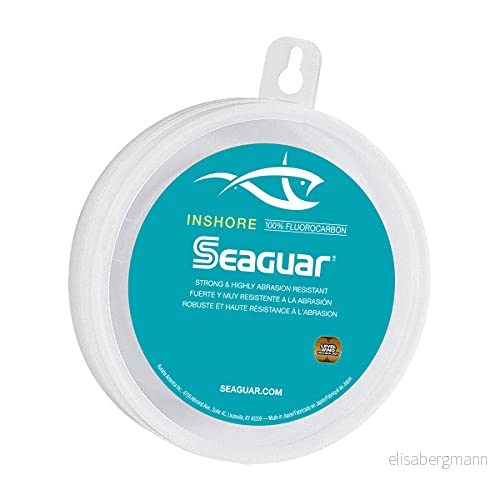 Seaguar/Kureha America i Shore 100% fluorkarbonledare 100 yd 50 pund, klar 645879117604