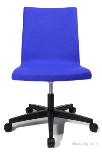 Topstar Cube EA100L56 svängbar stol med blått tygöverdrag 4014296286037
