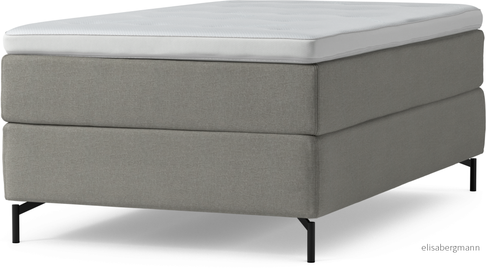 Delux Dream Kontinentalsäng, enkelsäng 120 cm med bäddmadrass och sängben 8LL68