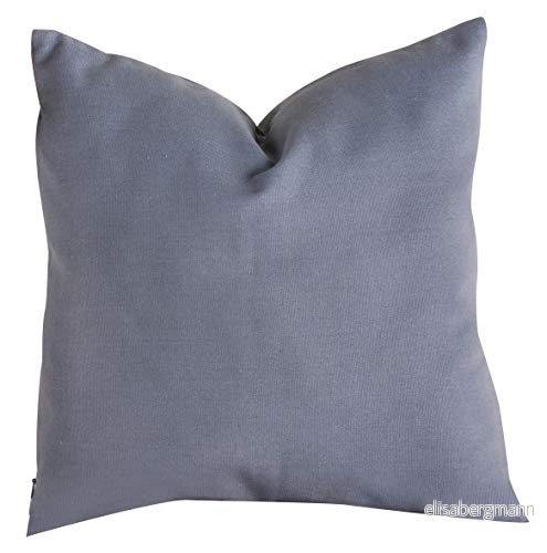 Rayher 53985564 örngott med dragkedja, grå, 40 x cm 4006166172663