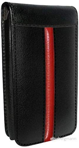Piel Frama läderfodral Classic Magnetic RACE Edition svart/röd för Apple iPhone 5/5S 4046858301568