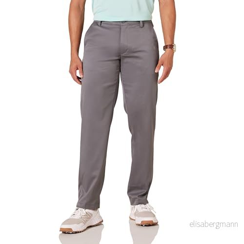 Amazon Essentials mäns rak passform stretchgolfbyxor, grå, 42 B x 34 L 195111827308