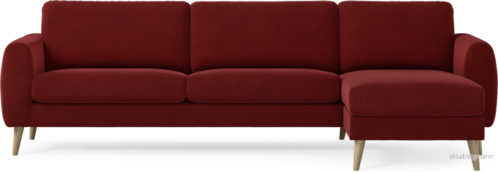 Bridge 3-sits soffa med schäslong höger JG182