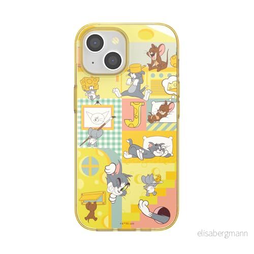PopSockets iPhone 14 Plus fodral med MagSafe, telefonfodral för Plus, grepp säljs separat, trådlös laddning kompatibel Tom & Jerry Chase 840173767160