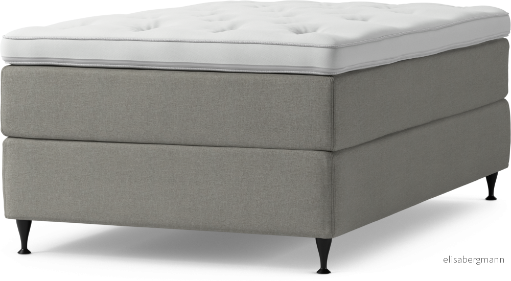 Delux Dream Kontinentalsäng, enkelsäng 120 cm med bäddmadrass och sängben 4y2v8