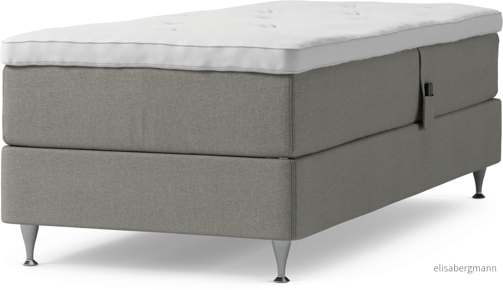 Delux Dream Ställbar säng, enkelsäng med bäddmadrass och sängben DN696