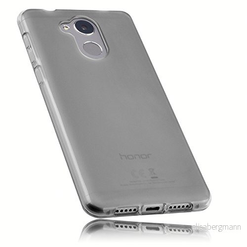 mumbi skal kompatibel med Honor 6C Handy Case mobiltelefonskal, transparent svart 4251077278175